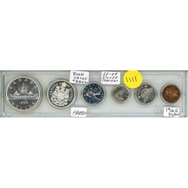 1962 Canada Silver Proof Like Uncirculated Coin Set.