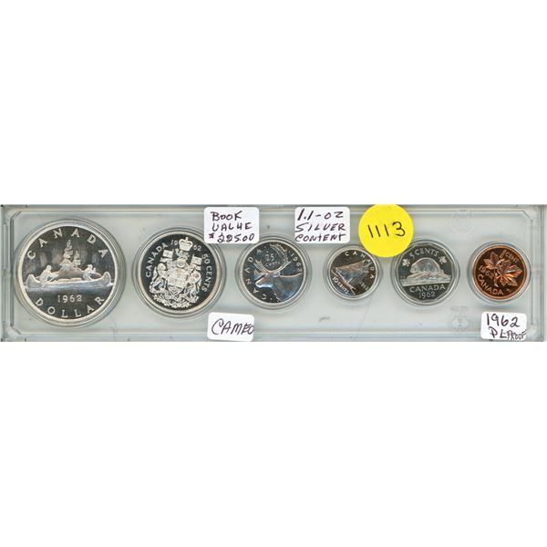 1962 Canada Silver Proof Like Uncirculated Coin Set.