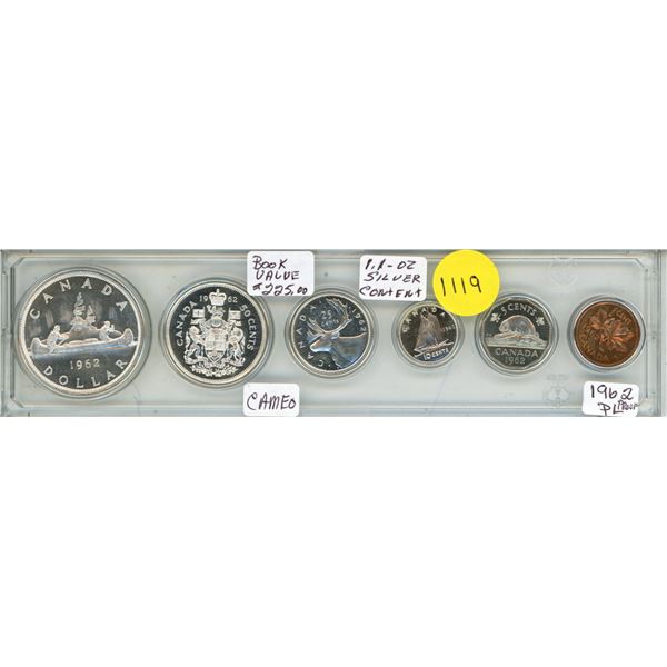 1962 Canada Silver Proof Like Uncirculated Coin Set.
