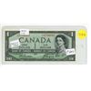 Image 1 : 1954 Canada One Dollar - Devil's Face - Uncirculated.