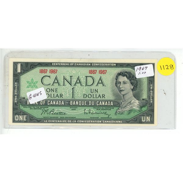 1967 Canada One Dollar - Uncirculated.