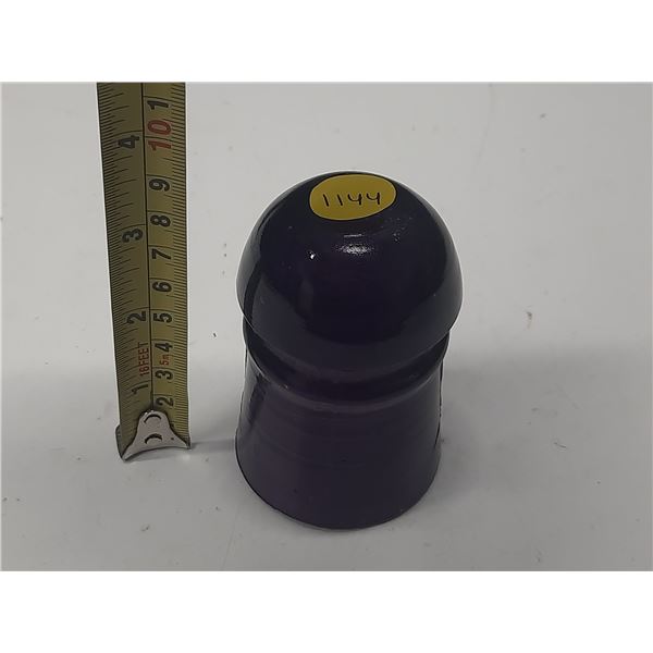 Telephone Insulator - Purple Colour.