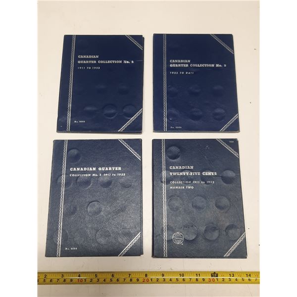 Lot of (4) Empty Coin Binders.