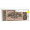 Image 1 : Confederate States of America 1862 $10. This is a real note. EF.