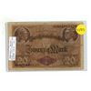 Image 1 : German Empire. 1914 20 Mark Darlehenskassenschein (State Loan Currency Note). VG.