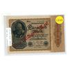 Image 1 : Germany – Weimar Republic. 1923 1 milliarde (Billion) Mark. Overprint on 1000 Mark. VF.