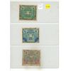 Image 1 : Germany. Set of 3 Allied Military Currency notes. Includes 50 pfennig, 1 mark & 5 mark. Good to VF.