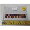 Image 1 : Canadian World War II Ribbon Bar for 6 WWII medals.