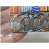 Image 2 : Set of 6 miniature medals from India.
