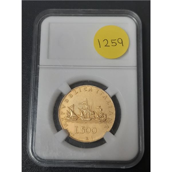 Copy of Italian 500 Lire.