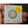 Image 1 : 1905 Canadian Silver 25 Cents. Key Date. aG3 with readable date.