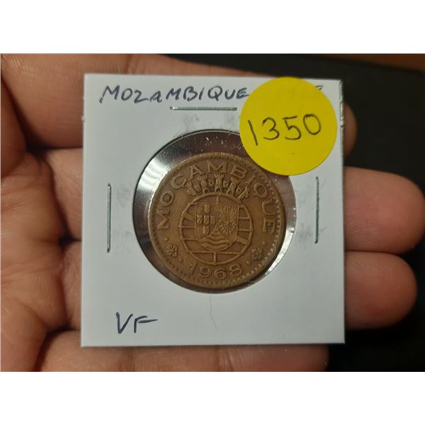 Mozambique. 1968 1 Escudo. VF.