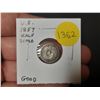 Image 1 : U.S. 1857 Silver Half Dime. Good.