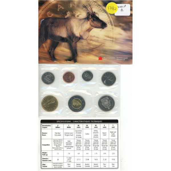 2001P Proof Like Set.