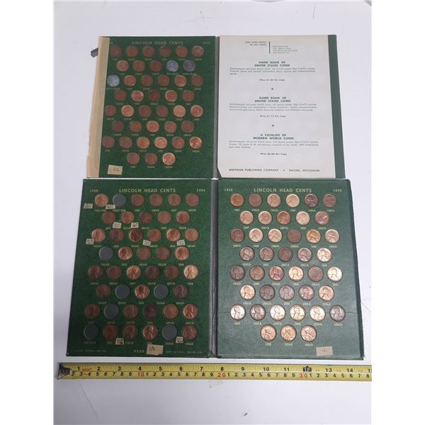 157 different U.S. Lincoln Cents 1909 to 1968. Housed in an album.