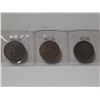 Image 2 : Lot of 5 1939 Royal Visit to Canada small bronze medals.