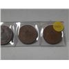Image 3 : Lot of 5 1953 Coronation large bronze medals.