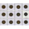 Image 2 : Complete Set of 12 Canadian Large Cents from 1909 to 1920.