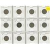 Image 1 : Set of 12 U.S. Buffalo Nickels from 1920 to 1937D.