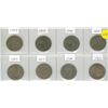 Image 1 : Set of 8 British Half Crowns from 1947 to 1963