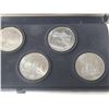 Image 3 : Set of 6 Russian 1980 Moscow Olympic Games 1 Ruble coins. Housed in its original case.