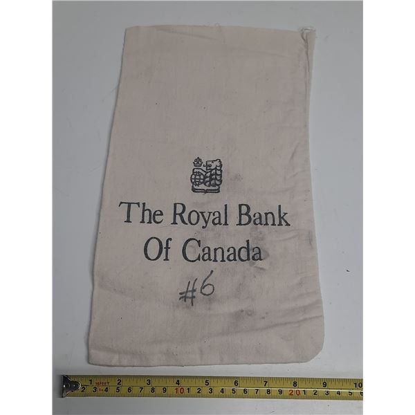 Royal Bank of Canada coin bag.