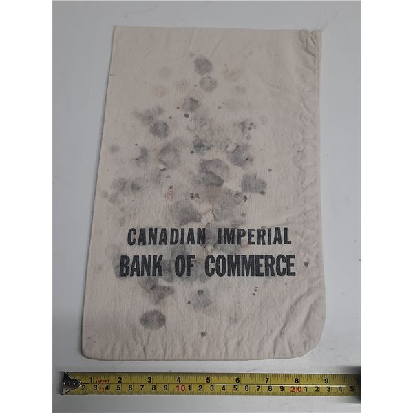 Canadian Imperial Bank of Commerce coin bag.