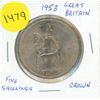 Image 1 : 1953 Cupro-nickel Great Britain Five shillings crown