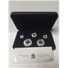 Image 1 : 2004 Silver Maple Leaf Privy mark set- 1/20, 1/10, 1/4, 1/2 and One ounze coiins
