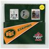 Image 1 : 2012 Canada 25 Cent Edmonton Eskimos coin and stamp set