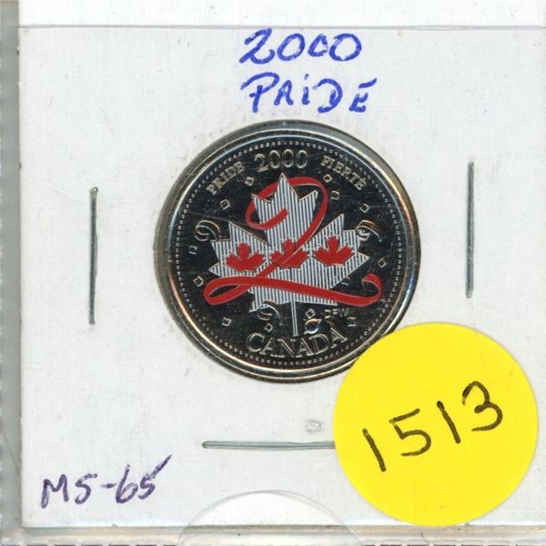 2000 Coloured Pride 25-cents - Proof-like