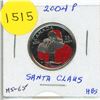 Image 1 : 2004P Coloured Santa 25-cents - Proof-Like