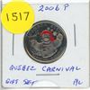 Image 1 : 2006P Coloured Quebec Carnival 25-cents - Proof-Like
