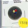 Image 1 : 2007 Coloured Birthday 25-cents - Proof-Like