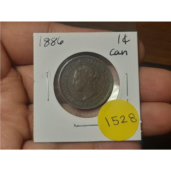 1886 Canadian Large Cents