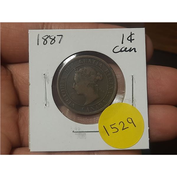 1887 Canadian Large Cents
