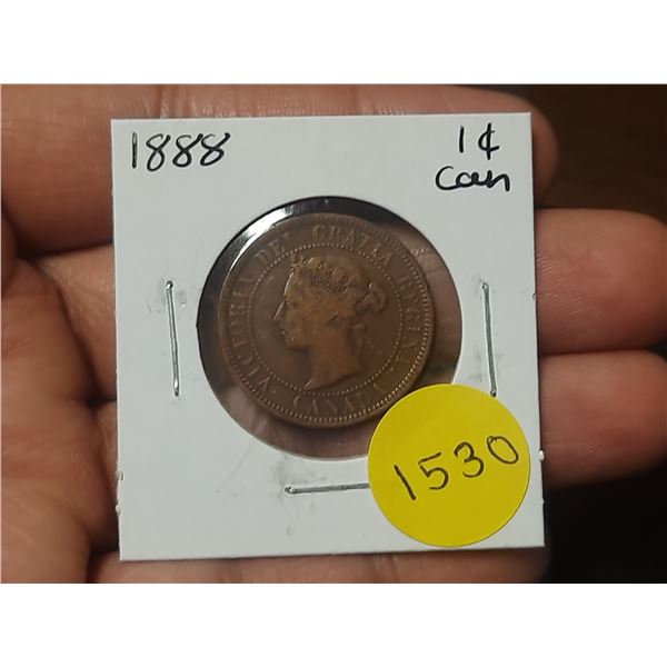 1888 Canadian Large Cents