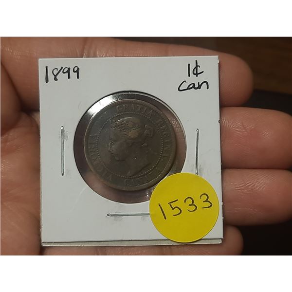 1899 Canadian Large Cents