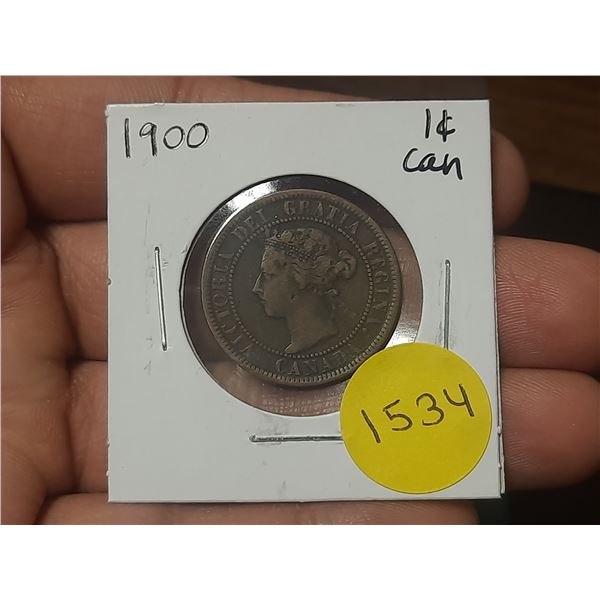 1900 Canadian Large Cents