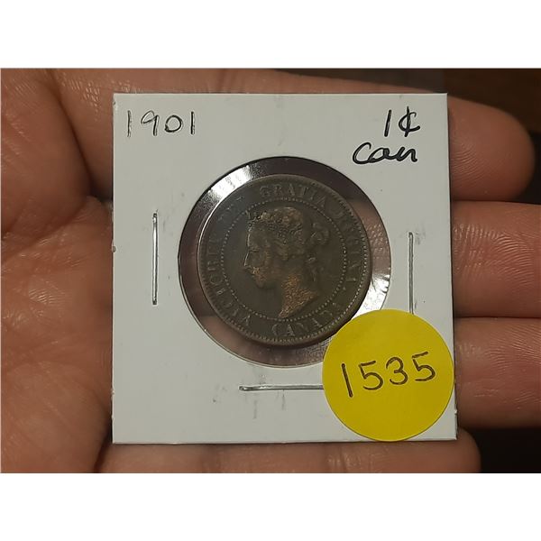 1901 Canadian Large Cents