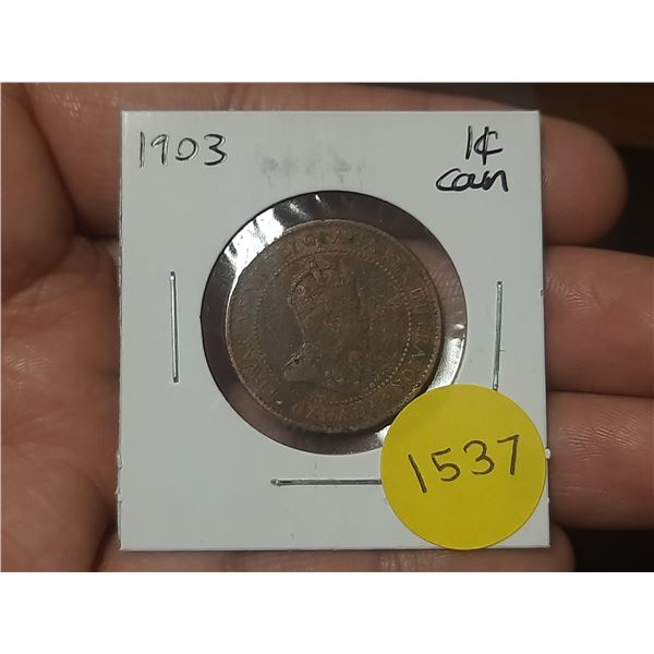 1903 Canadian Large Cents