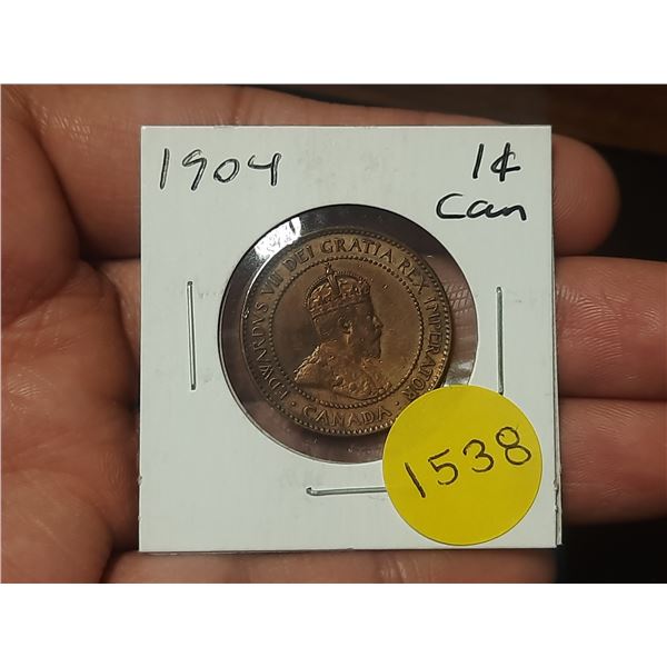 1904 Canadian Large Cents