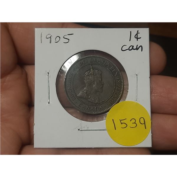 1905 Canadian Large Cents