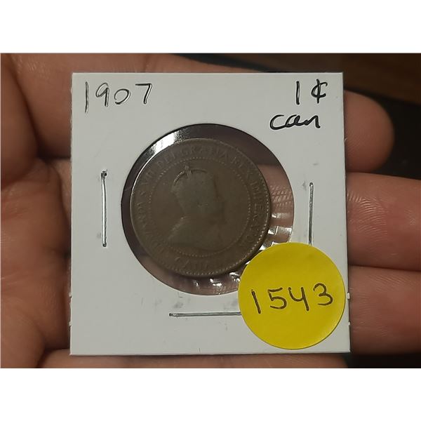 1906 Canadian Large Cents