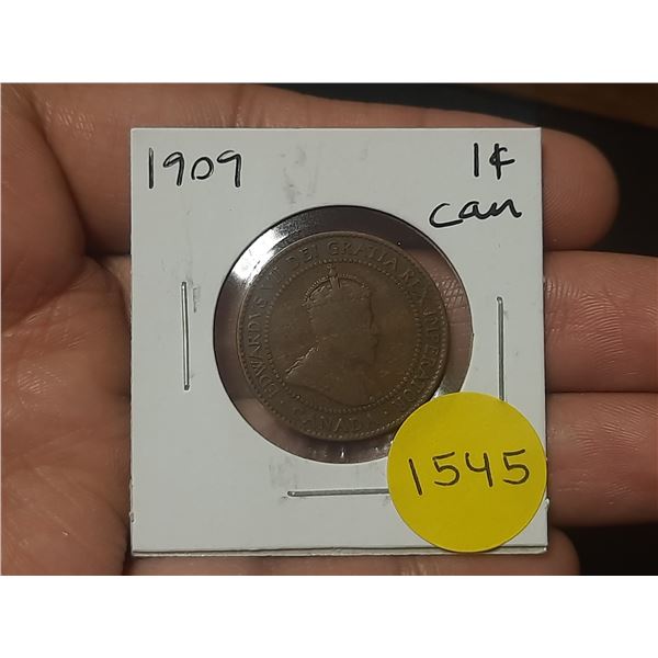1908 Canadian Large Cents