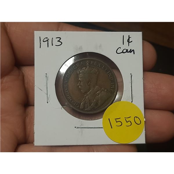 1912 EF Canadian Large Cents - C-4