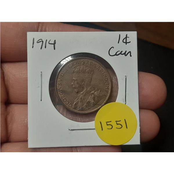 1913 Canadian Large Cents