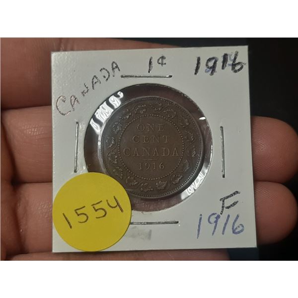 1916 Canadian Large Cents
