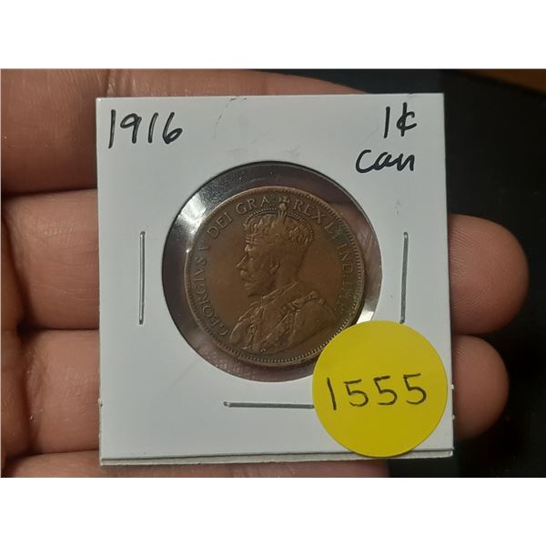 1916 Canadian Large Cents