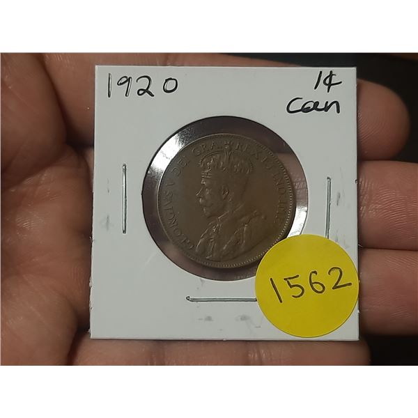 1920 Canadian Large Cents